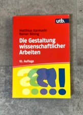 Die Gestaltung wissenschaftlicher Arbeiten   *  Karmasin/Ribing  *  Taschenbuch
