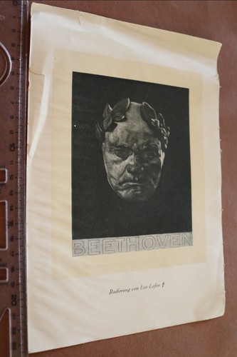 Alte buchseite beethoven - beethoven,
