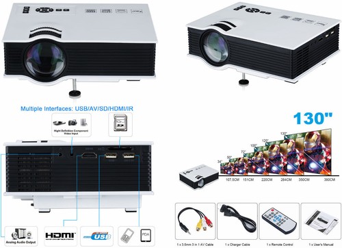130 beamer videoprojektor - tv,
