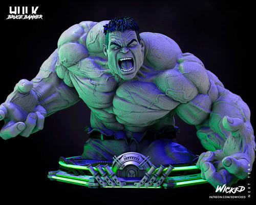 Hulk marvel bust - hulk,, bust,