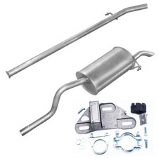 Auspuff Zentralrohr + Endtopf