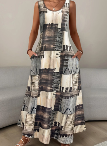 Plus size ärmellose midi - size,