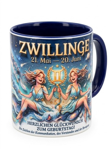 Sternzeichen zwillinge tasse - sternzeichen,