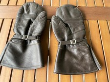 Alte Fliegerhandschuhe / Pilotenhandschuhe / Winterhandschuhe 3-Finger