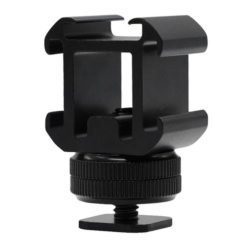 Triple cold shoe mount - shoe,