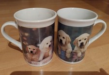 2 Tassen - Motiv: Hunde Welpen