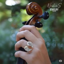 Engelsflügel Ring Verstellbar