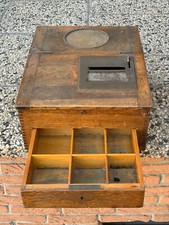 antike Holzkasse- National - Thekenkasse,  Antik,  Deko, Seltenheit Rarität