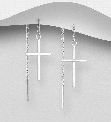 925 sterling silber kreuz - silber,