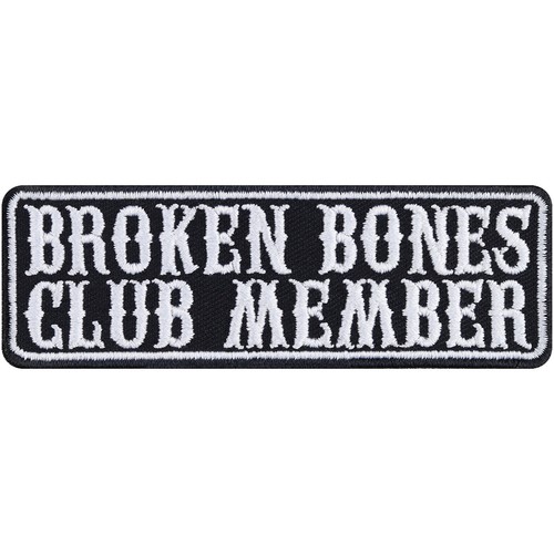 Aufnäher broken bones - aufnäher:,