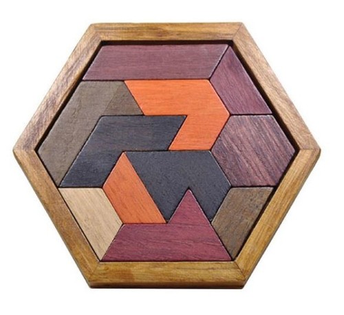 Holzpuzzle knobelspiel formen - holzpuzzle,
