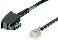 Telefonkabel 6 m TAE-F Stecker auf RJ11-DEC Stecker Splitter NTBA RJ11