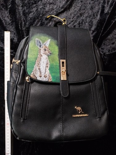Schwarzer rucksack tasche - rucksack,