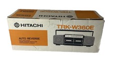 Hitachi TRK-W360E Stereo-Radiokassettenrekorder Top Sound NEU OVP *Nur Geöffnet