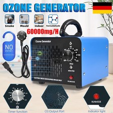 Ozongenerator Ozonisator 60000mg/h Ozon Luftreiniger Ozongerät Bausanierung 220V