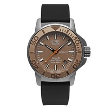 UMF Ruhla 1970-4 Ostsee III Automatik, Armbanduhr, Saphirglas, 30ATM, rose, 43mm