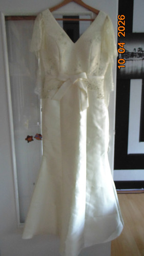 Damen abendkleid beige - beige, mit