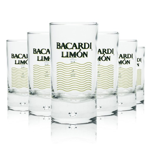 Bacardi limon rum - limon, glas
