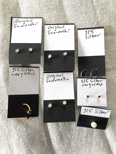Ohrstecker ring konglomerat - ring,