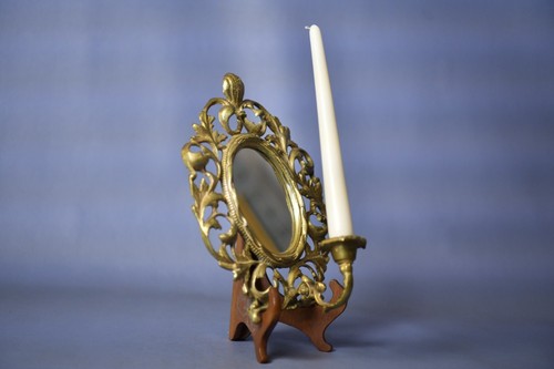 Wandspiegel aus messing gold - wandspiegel,