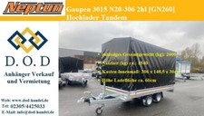 Pkw Anhänger Hochlader Tandem