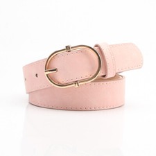 Damen Metall Oval Schnalle