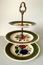 Etagere 3-stufig Villeroy & Boch Bauernblume, Handbemalt, Top Zustand