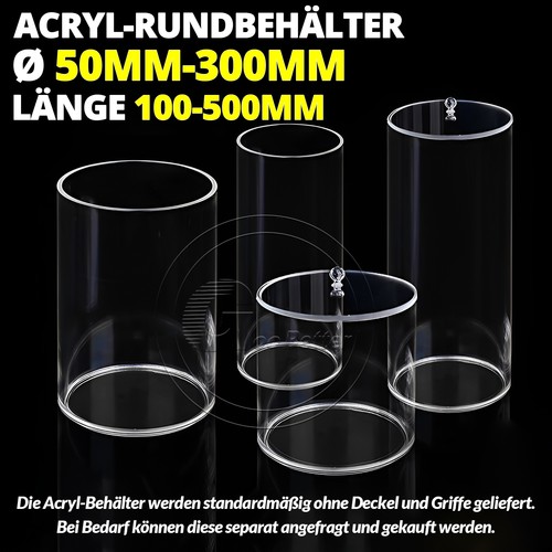 Acrylglas rohr mit boden - acrylglas,