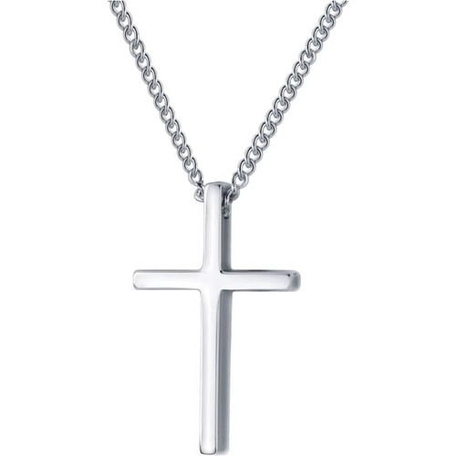 925 silber damen kreuz - silber,