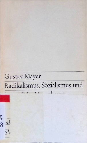 Radikalismus sozialismus und - radikalismus,,