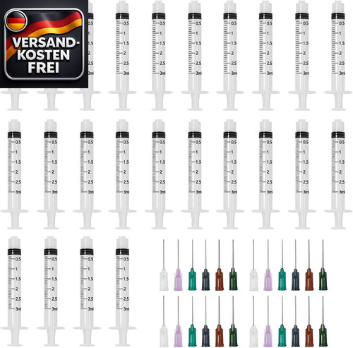 3ml spritze mit stumpfer nadel - stumpfer,