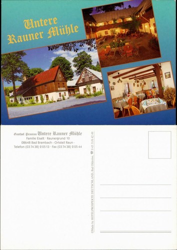 Ansichtskarte bad brambach - bad,