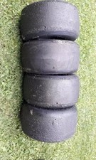 4 Vordere Kartreifen Vega Weiß Kartsport Rennkart Gokart Weich