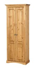 Dielenschrank Kiefer massiv gelaugt geölt Landhausstil Holz Garderobenschrank