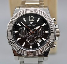 Oskar Emil Savannah 103 Herren Luxus Quarzuhr Chronograph Edelstahl Silber