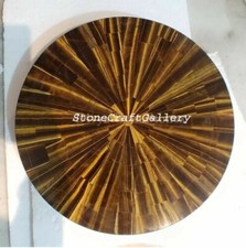 18 " Tiger Ösen Marmor Rund