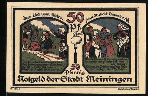 Notgeld meiningen 1921 50 - 1921,,