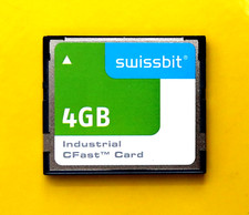 NEU: Swissbit 4GB Industrial CFast Card F-240 SATA SLC 4 GB (Compact Flash CF)