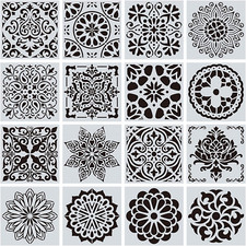 Mandala schablonen - 16, mandala-schablonen