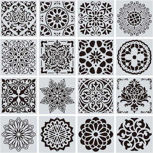 Mandala schablonen - 16, mandala-schablonen