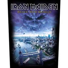 IRON MAIDEN - Brave New World Rückenaufnäher Patch Backpatch OFFICIAL MERCH