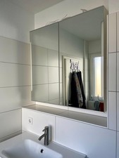 Spiegelschrank Bad mit Beleuchtung 100 cm