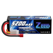 Zeee 4S Lipo Akku T Stecker 5200mAh 14.8V 50C für RC Auto Flugzeug Airplane UAV
