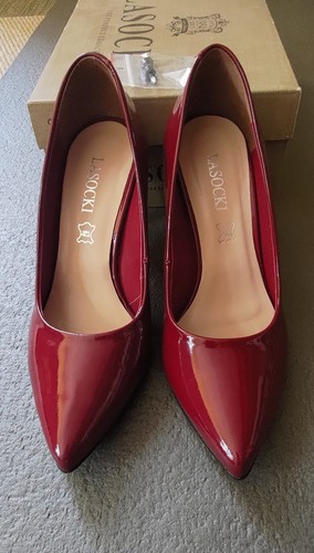 Damen lackleder pumps rot - lackleder,