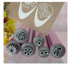 6 Stück Nail Art Stempel Stift Set, Nagel Graffiti Nail Art Punkte Werkzeuge