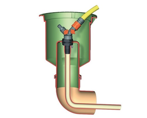 Wasseranschlussbox extern graf - extern,