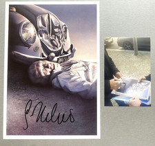 GOTTFRIED  HELNWEIN Kunst In-person signed Bild 20x27 Autogramm + Beweisfoto