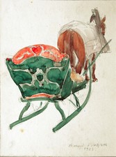 Pferdeschlitten einspännig