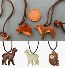 1 Kette Wölfe Alpaka Faultier