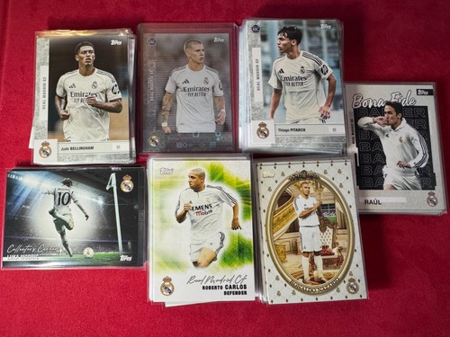 Topps real madrid team - real,